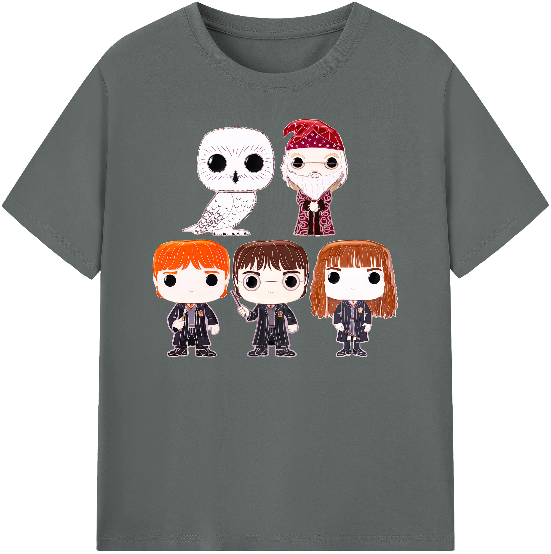 （画像用） Harry Potter ハリー・ポッターシリーズ 綿100％ メンズ半袖Tシャツ｜肌触りやわらか＆通気性